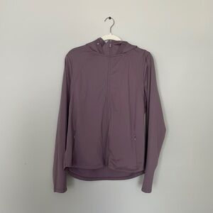 Purple athletic jacket